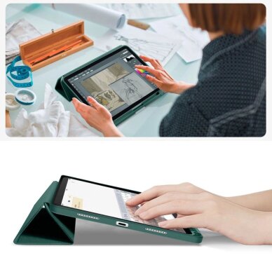 iPad 10.9” dėklas Tech-Protect SC Pen Canvas 10 / 2022 / 11” 11 / 2025 – žalias 9