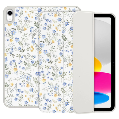 iPad 10.9" 2022 / 11" 2025 – Tech-Protect SC Pen dėklas - Gėlių raštas (daisies) 1