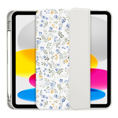 iPad 10.9" 2022 / 11" 2025 – Tech-Protect SC Pen dėklas - Gėlių raštas (daisies) 2