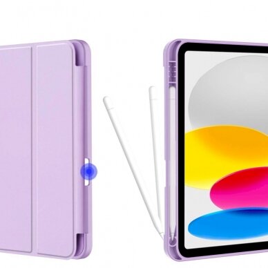 Tech-Protect SC Pen Dėklas iPad 10.9 2022 - violetinis 2 Tech-Protect SC Pen Dėklas iPad 10.9 2022 - violetinis 2