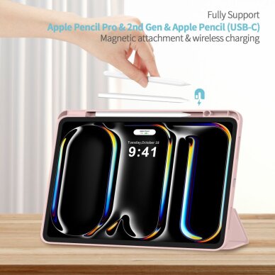 iPad Pro 13" (7 / 8 karta, 2024–2025) Tech-Protect SC Pen dėklas – rožinis 6 iPad Pro 13" (7 / 8 karta, 2024–2025) Tech-Protect SC Pen dėklas – rožinis 6