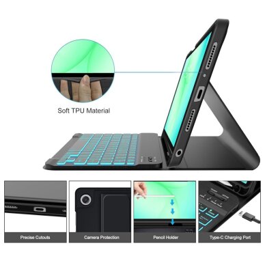 Samsung Galaxy Tab A9+ / A11+ Plus 11.0 (X210 / X215 / X216 / X230 / X235 / X236) Tech-Protect SC Pen dėklas – juodas 4 Samsung Galaxy Tab A9+ / A11+ Plus 11.0 (X210 / X215 / X216 / X230 / X235 / X236) Tech-Protect SC Pen dėklas – juodas 4