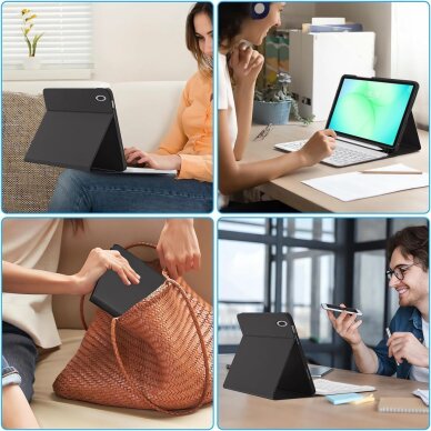 Samsung Galaxy Tab A9+ / A11+ Plus 11.0 (X210 / X215 / X216 / X230 / X235 / X236) Tech-Protect SC Pen dėklas – juodas 9