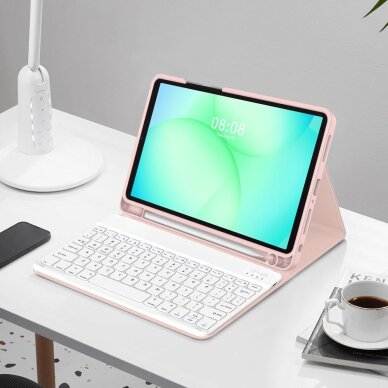 Samsung Galaxy Tab A9+ / A11+ Plus 11.0 (X210 / X215 / X216 / X230 / X235 / X236) Tech-Protect SC Pen dėklas – rožinis 2 Samsung Galaxy Tab A9+ / A11+ Plus 11.0 (X210 / X215 / X216 / X230 / X235 / X236) Tech-Protect SC Pen dėklas – rožinis 2