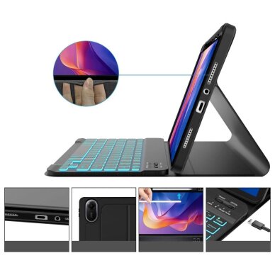 Xiaomi Redmi Pad 2 11.0 dėklas Tech-Protect SC Pen su klaviatūra – juodas 4 Xiaomi Redmi Pad 2 11.0 dėklas Tech-Protect SC Pen su klaviatūra – juodas 4
