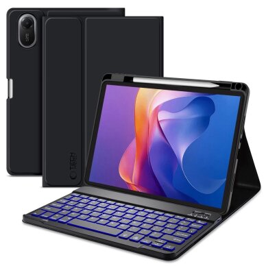 Xiaomi Redmi Pad 2 11.0 dėklas Tech-Protect SC Pen su klaviatūra – juodas