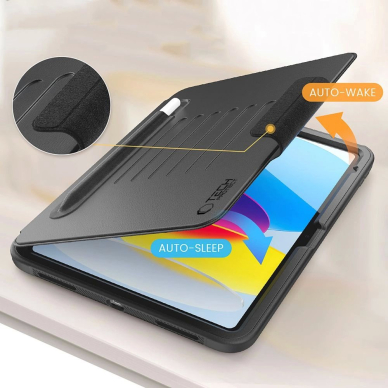 iPad 10.9" 2022 (10th gen.) / 11" 2025 (11th gen.) – Tech-Protect SC Pen dėklas - Juodas 3