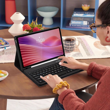 Lenovo Tab 10.1 TB-311 – Tech-Protect SC Pen + Keyboard dėklas - Juodas 7