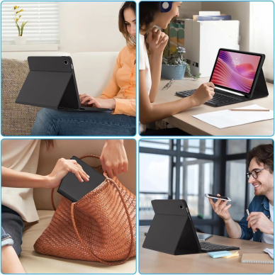 Lenovo Tab 10.1 TB-311 – Tech-Protect SC Pen + Keyboard dėklas - Juodas 8