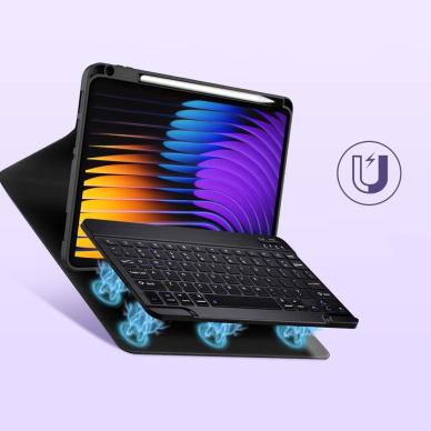 Xiaomi Pad 7 / 7 Pro – Tech-Protect SC Pen + Keyboard dėklas - Juodas 5