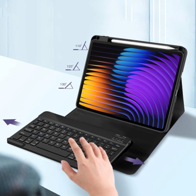 Xiaomi Pad 7 / 7 Pro – Tech-Protect SC Pen + Keyboard dėklas - Juodas 6 Xiaomi Pad 7 / 7 Pro – Tech-Protect SC Pen + Keyboard dėklas - Juodas 6