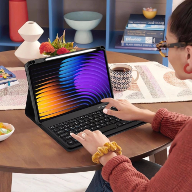Xiaomi Pad 7 / 7 Pro – Tech-Protect SC Pen + Keyboard dėklas - Juodas 7