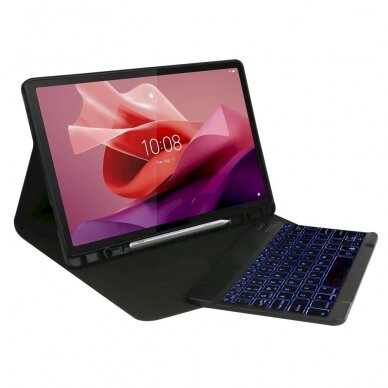 Lenovo Tab P12 12.7 TB-370 Tech-Protect SC Pen + Keyboard dėklas su klaviatūra – juodas 1