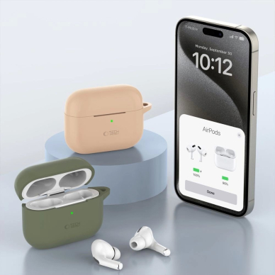 Tech-Protect Silicone Hook Apple AirPods Pro 1 / 2 Dėklas - Mėlynas 3 Tech-Protect Silicone Hook Apple AirPods Pro 1 / 2 Dėklas - Mėlynas 3