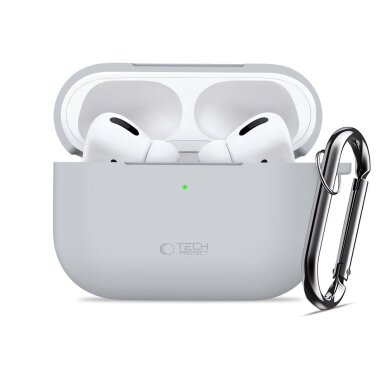 AirPods Pro Tech-Protect Silicone Hook dėklas – pilkas 2