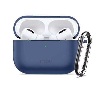 AirPods Pro Tech-Protect Silicone Hook dėklas – tamsiai mėlynas 2 AirPods Pro Tech-Protect Silicone Hook dėklas – tamsiai mėlynas 2