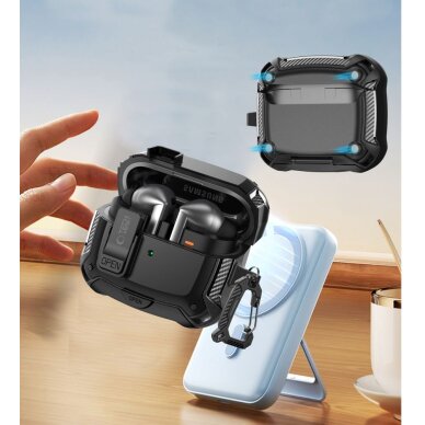 Samsung Galaxy Buds 3 / 3 FE / 3 Pro Tech-Protect Silicone Hook dėklas – juodas 7 Samsung Galaxy Buds 3 / 3 FE / 3 Pro Tech-Protect Silicone Hook dėklas – juodas 7