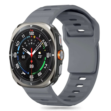 Tech-Protect Silicone Line Apyrankė Samsung Galaxy Watch Ultra (47mm) - Pilkas