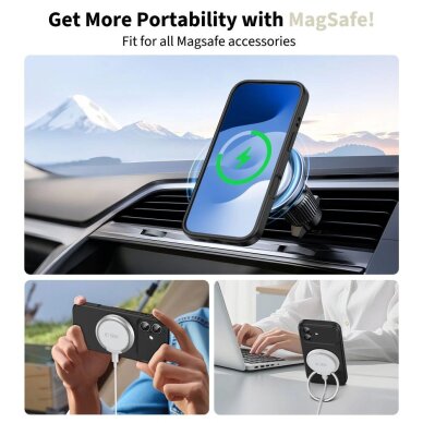 iPhone 17 Tech-Protect silikoninis MagSafe dėklas – juodas 2 iPhone 17 Tech-Protect silikoninis MagSafe dėklas – juodas 2