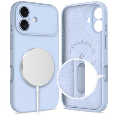 iPhone 17 Tech-Protect Silicone MagSafe dėklas – mėlynas 1