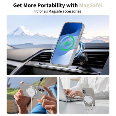 iPhone 17 Tech-Protect silikoninis MagSafe dėklas – pilkas 2