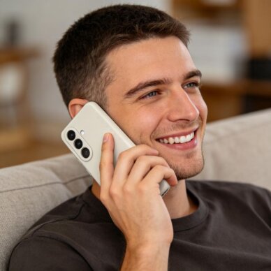 Samsung Galaxy S26 Tech-Protect Silicone MagSafe dėklas – smėlinis 4