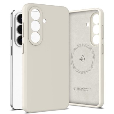 Samsung Galaxy S26+ Tech-Protect Silicone MagSafe dėklas – smėlinis 1