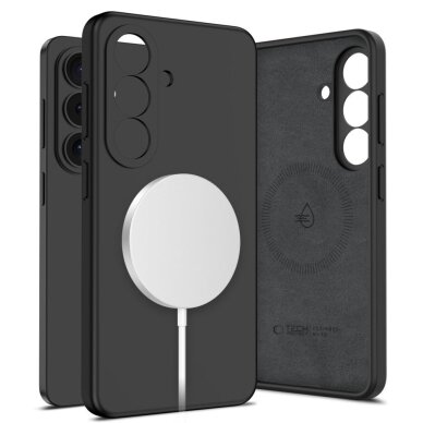 Samsung Galaxy S26 Tech-Protect Silicone MagSafe dėklas – juodas