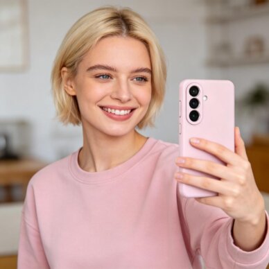 Samsung Galaxy S26+ Tech-Protect Silicone MagSafe dėklas – rožinis 3