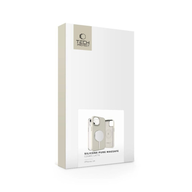 Tech-Protect Silikoninis PU Dėklas MagSafe iPhone 14 - Beige 3