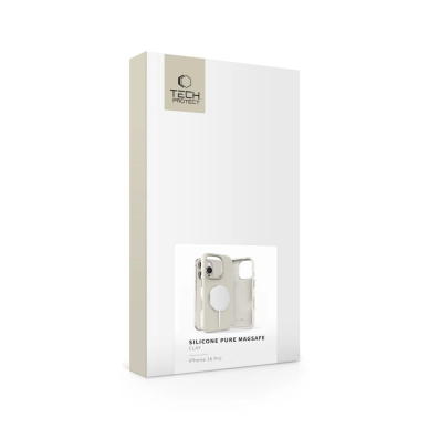 Tech-Protect Silicone PU MagSafe iPhone 16 Pro Dėklas - Beige 3 Tech-Protect Silicone PU MagSafe iPhone 16 Pro Dėklas - Beige 3