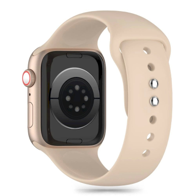 Tech-Protect Silicone Apyrankė Apple Watch 4 / 5 / 6 / 7 / 8 / 9 / SE (38 / 40 / 41 mm) - Brown 2 Tech-Protect Silicone Apyrankė Apple Watch 4 / 5 / 6 / 7 / 8 / 9 / SE (38 / 40 / 41 mm) - Brown 2