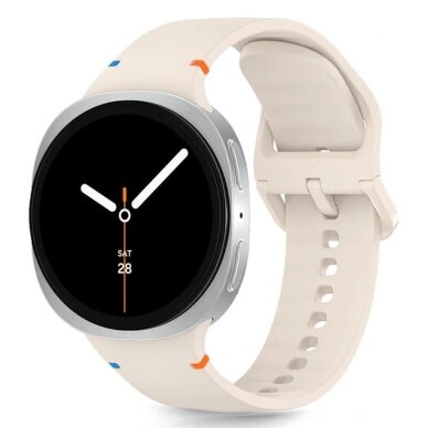 Samsung Galaxy Watch 40/44/46 mm Tech-Protect Silicone silikoninis dirželis – smėlinis Samsung Galaxy Watch 40/44/46 mm Tech-Protect Silicone silikoninis dirželis – smėlinis