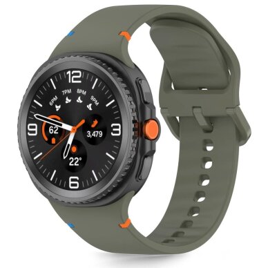 Samsung Galaxy Watch 40/44/46 mm Tech-Protect Silicone silikoninis dirželis – žalias