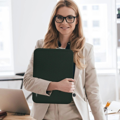 Dėklas Tech-Protect Sleevy Laptop 15-16 - Žalias 8 Dėklas Tech-Protect Sleevy Laptop 15-16 - Žalias 8