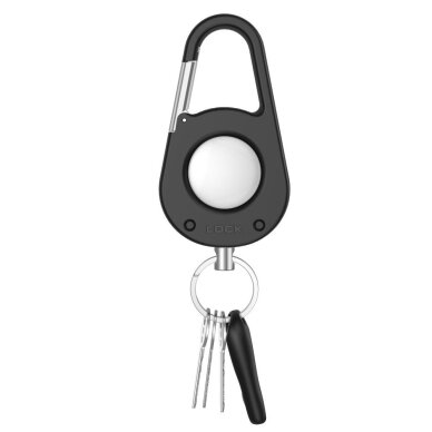 Apple AirTag 1/2 Tech-Protect SlideLock Carabiner Keychain dėklas – juodas 2 Apple AirTag 1/2 Tech-Protect SlideLock Carabiner Keychain dėklas – juodas 2