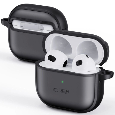 Tech-Protect Slim Hook Dėklas AirPods 4 - Juodas 2 Tech-Protect Slim Hook Dėklas AirPods 4 - Juodas 2