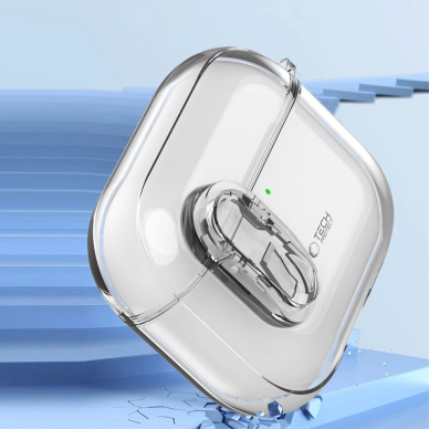 Tech-Protect Slim Hook Dėklas AirPods 4 - Skaidrus 5 Tech-Protect Slim Hook Dėklas AirPods 4 - Skaidrus 5