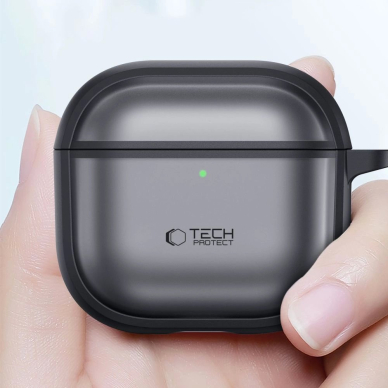 Tech-Protect Slim Hook Dėklas AirPods 4 - Pilkas 4