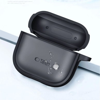 Tech-Protect Slim Hook Dėklas AirPods 4 - Pilkas 5
