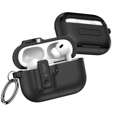 AirPods Pro 3 Tech-Protect Slim Hook dėklas – juodas 2