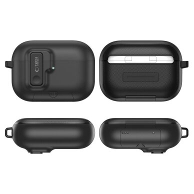 AirPods Pro 3 Tech-Protect Slim Hook dėklas – juodas 4 AirPods Pro 3 Tech-Protect Slim Hook dėklas – juodas 4