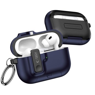AirPods Pro 3 Tech-Protect Slim Hook dėklas – tamsiai mėlynas 2 AirPods Pro 3 Tech-Protect Slim Hook dėklas – tamsiai mėlynas 2