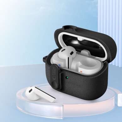 Samsung Galaxy Buds 3 / 3 FE / 3 Pro Tech-Protect Slim Hook dėklas – juodas 5 Samsung Galaxy Buds 3 / 3 FE / 3 Pro Tech-Protect Slim Hook dėklas – juodas 5