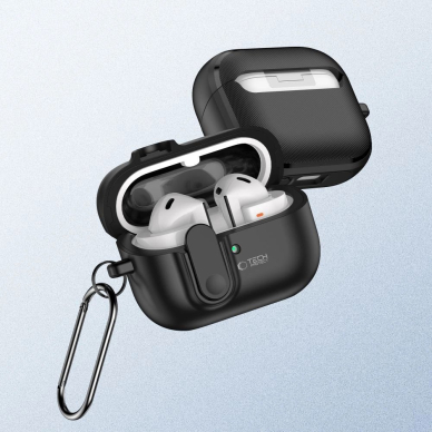 Samsung Galaxy Buds 3 / 3 Pro – Tech-Protect Slim Hook dėklas - Juodas 1
