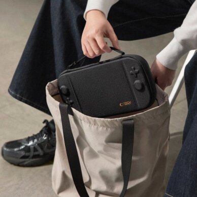 Nintendo Switch 2 dėklas Tech-Protect Slim Pouch – juodas 8