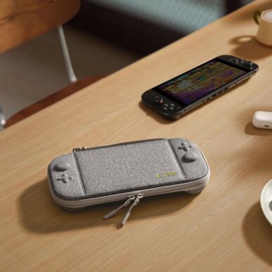 Nintendo Switch 2 dėklas Tech-Protect Slim Pouch – pilkas 11