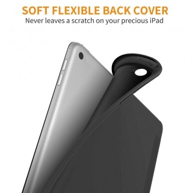 Tech-Protect SmartCase Dėklas iPad 9.7'' 5 / 6 2017-2018 - Juodas 1 Tech-Protect SmartCase Dėklas iPad 9.7'' 5 / 6 2017-2018 - Juodas 1