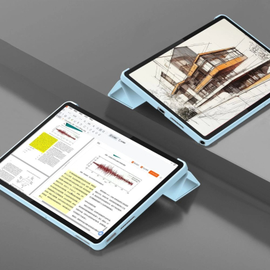Lenovo Tab 10.1 TB-311 – Tech-Protect SmartCase dėklas - Mėlynas 5