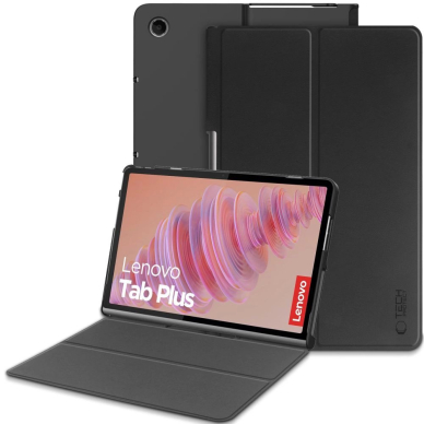 Dėklas Tech-Protect Smart Lenovo TAB PLUS - Juodas Dėklas Tech-Protect Smart Lenovo TAB PLUS - Juodas